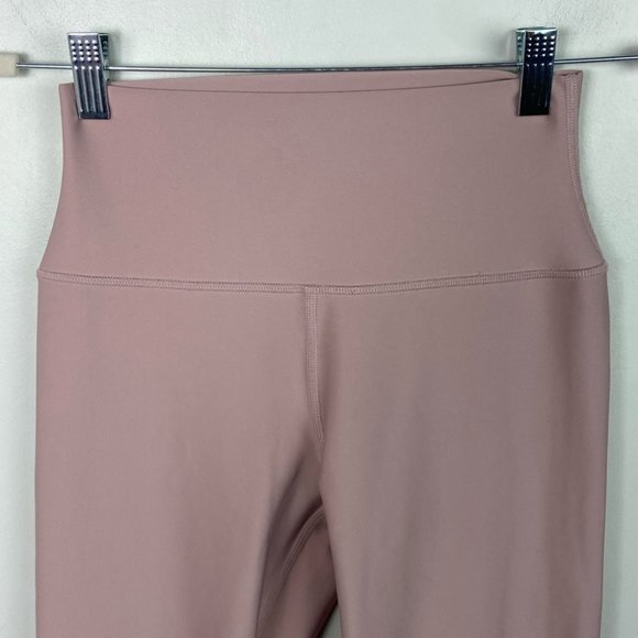 Alo Yoga High Waist Airlift Leggings Pink Size Medium Lavender Yoga Pants Tights - Picture 8 of 12